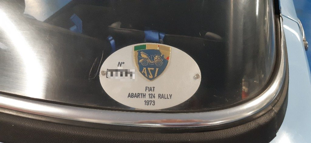FIAT 124 Spider ABARTH STRADALE*ITALIANA DA SEMPRE*targa CN - 38