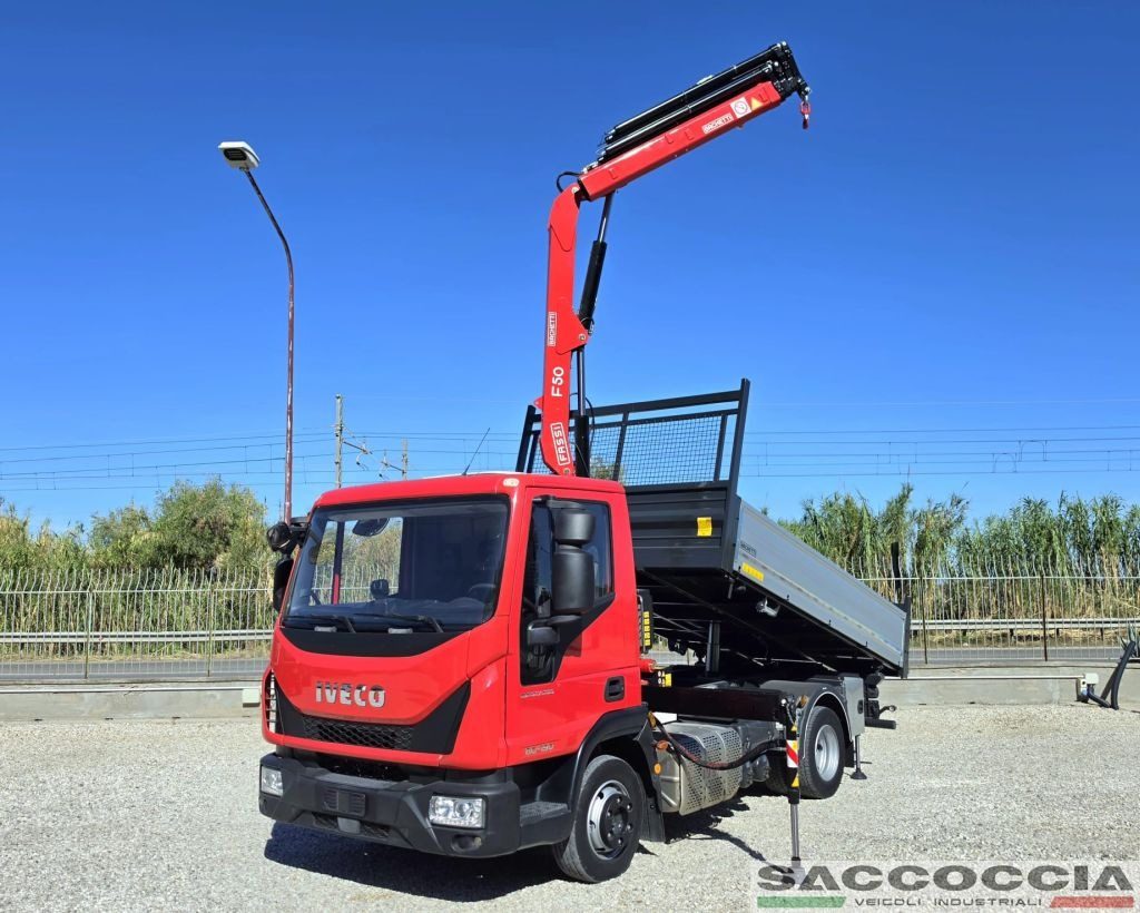 IVECO EUROCARGO 75 80E19 E6 GRU + RIBALTABILE - 6