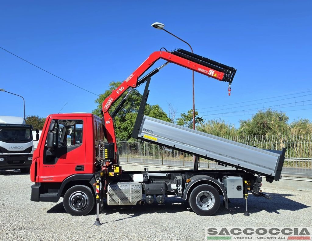 IVECO EUROCARGO 75 80E19 E6 GRU + RIBALTABILE - 24