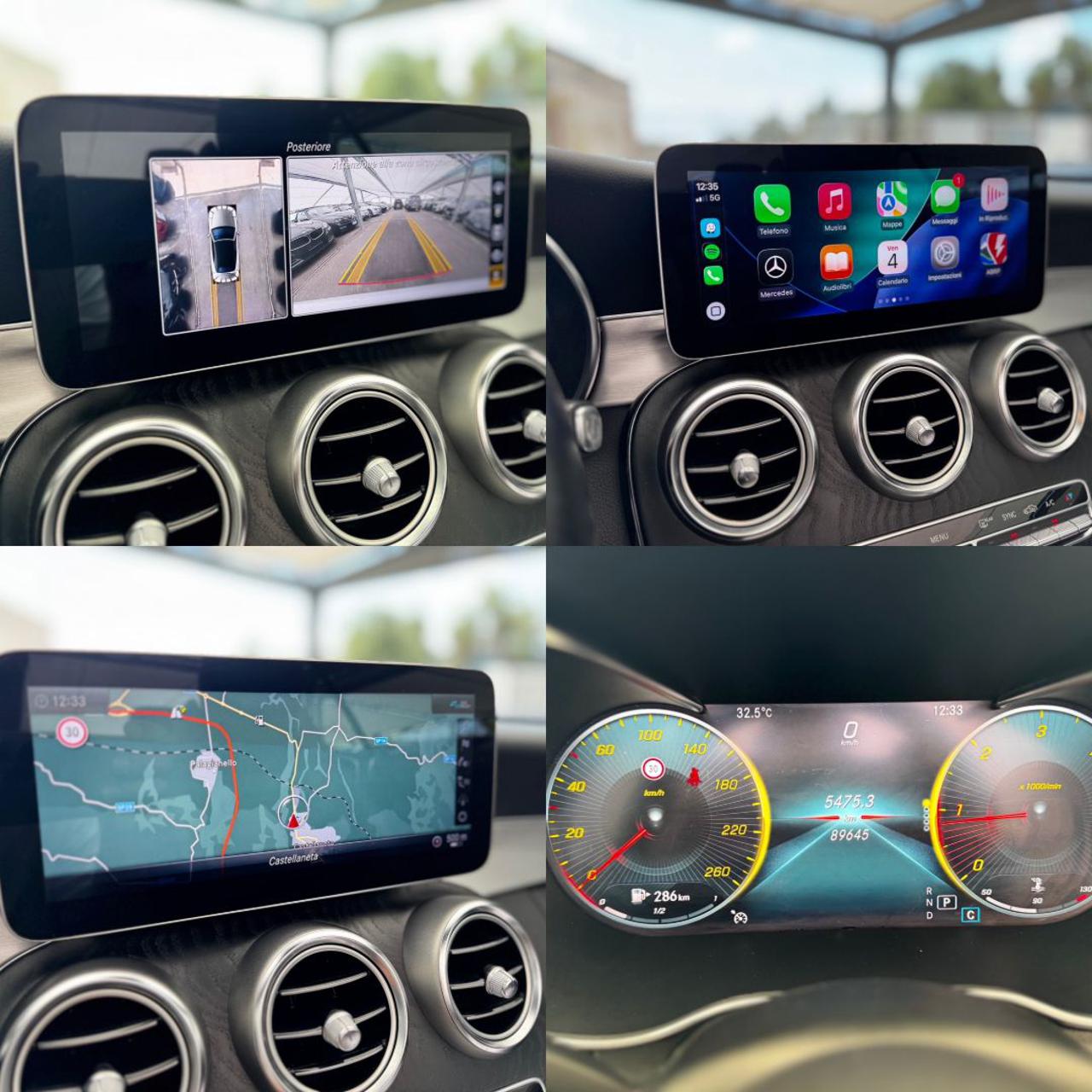 MERCEDES-BENZ C 220 d Auto Cabrio Premium AMG - 1 prop./ FULL - 8