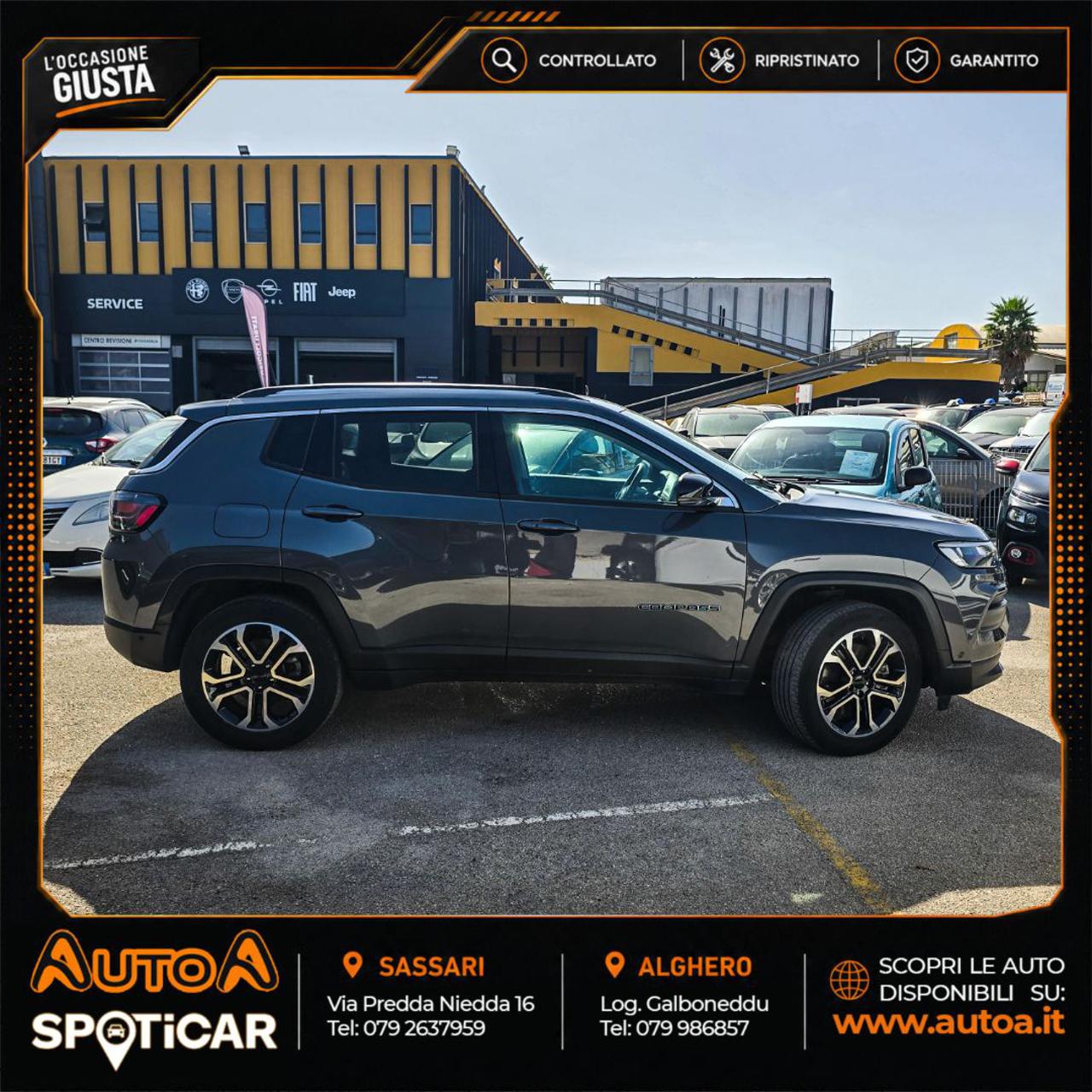 JEEP Compass 1.3 Turbo T4 190 CV PHEV AT6 4xe Limited - 4