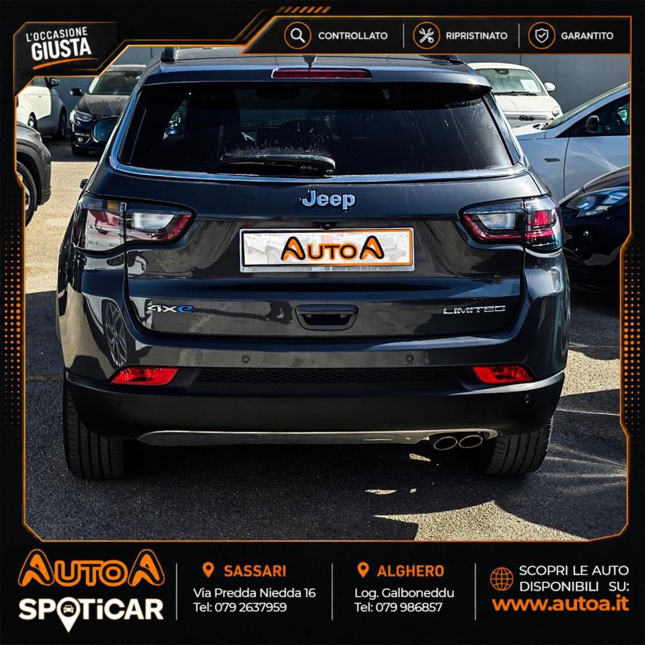 JEEP Compass 1.3 Turbo T4 190 CV PHEV AT6 4xe Limited - 6