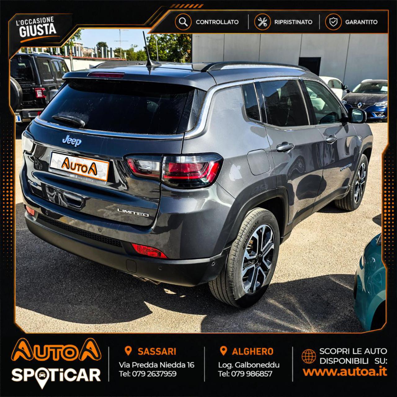 JEEP Compass 1.3 Turbo T4 190 CV PHEV AT6 4xe Limited - 5