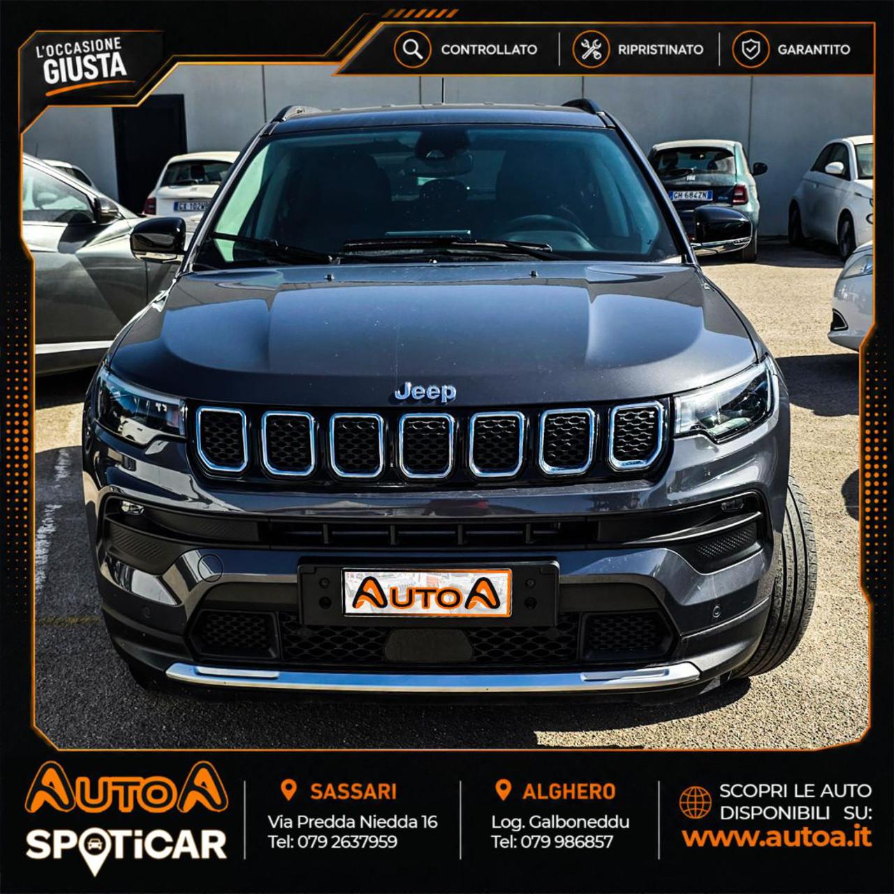 JEEP Compass 1.3 Turbo T4 190 CV PHEV AT6 4xe Limited - 2