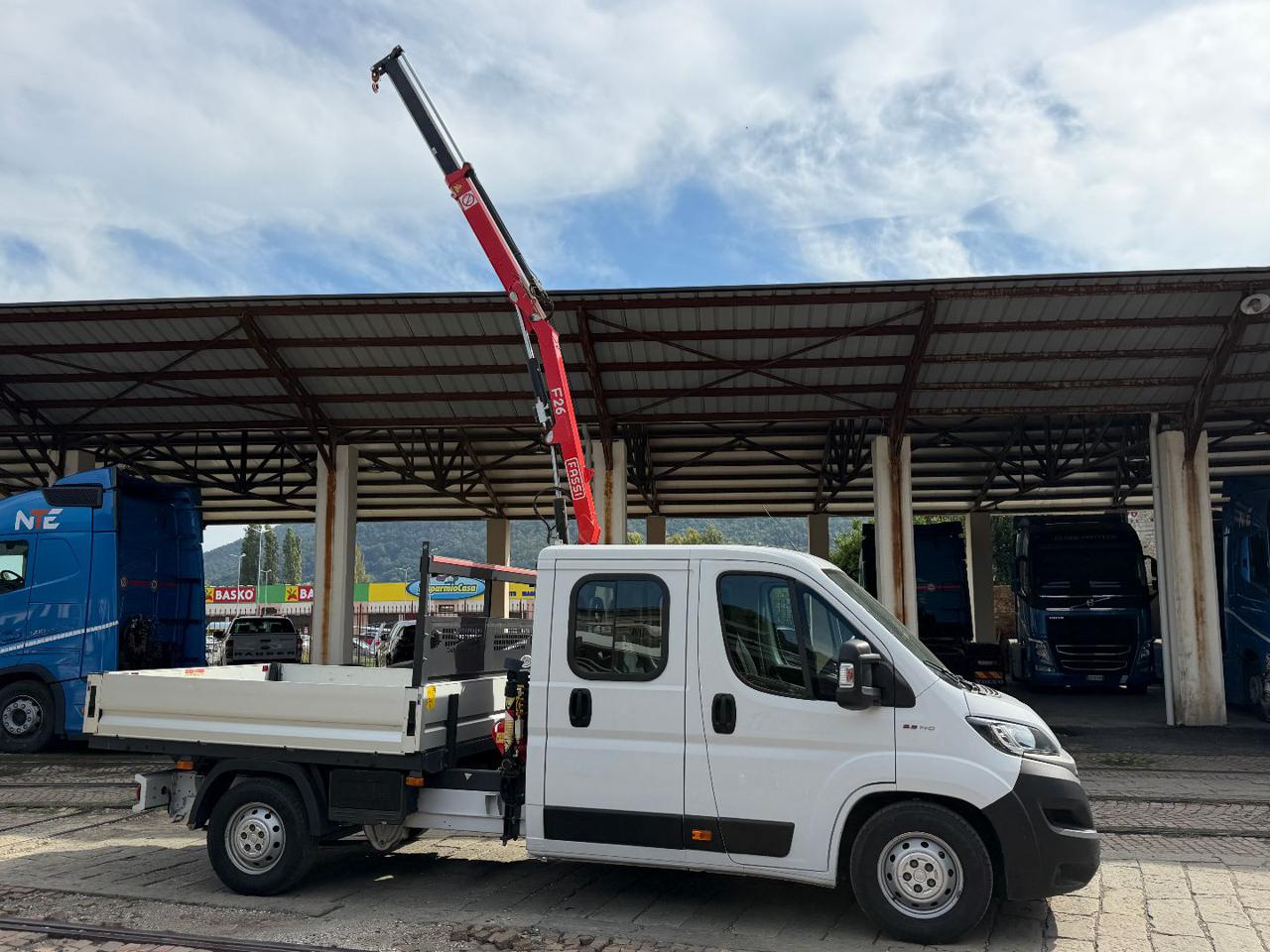 FIAT Ducato 140CV DOPPIA CABINA GRU E CASSONE FISSO - 11