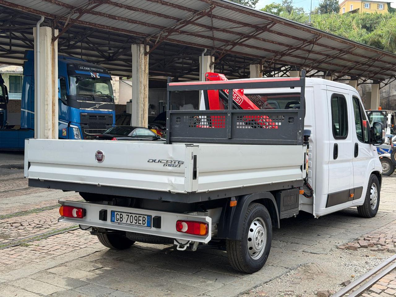 FIAT Ducato 140CV DOPPIA CABINA GRU E CASSONE FISSO - 7