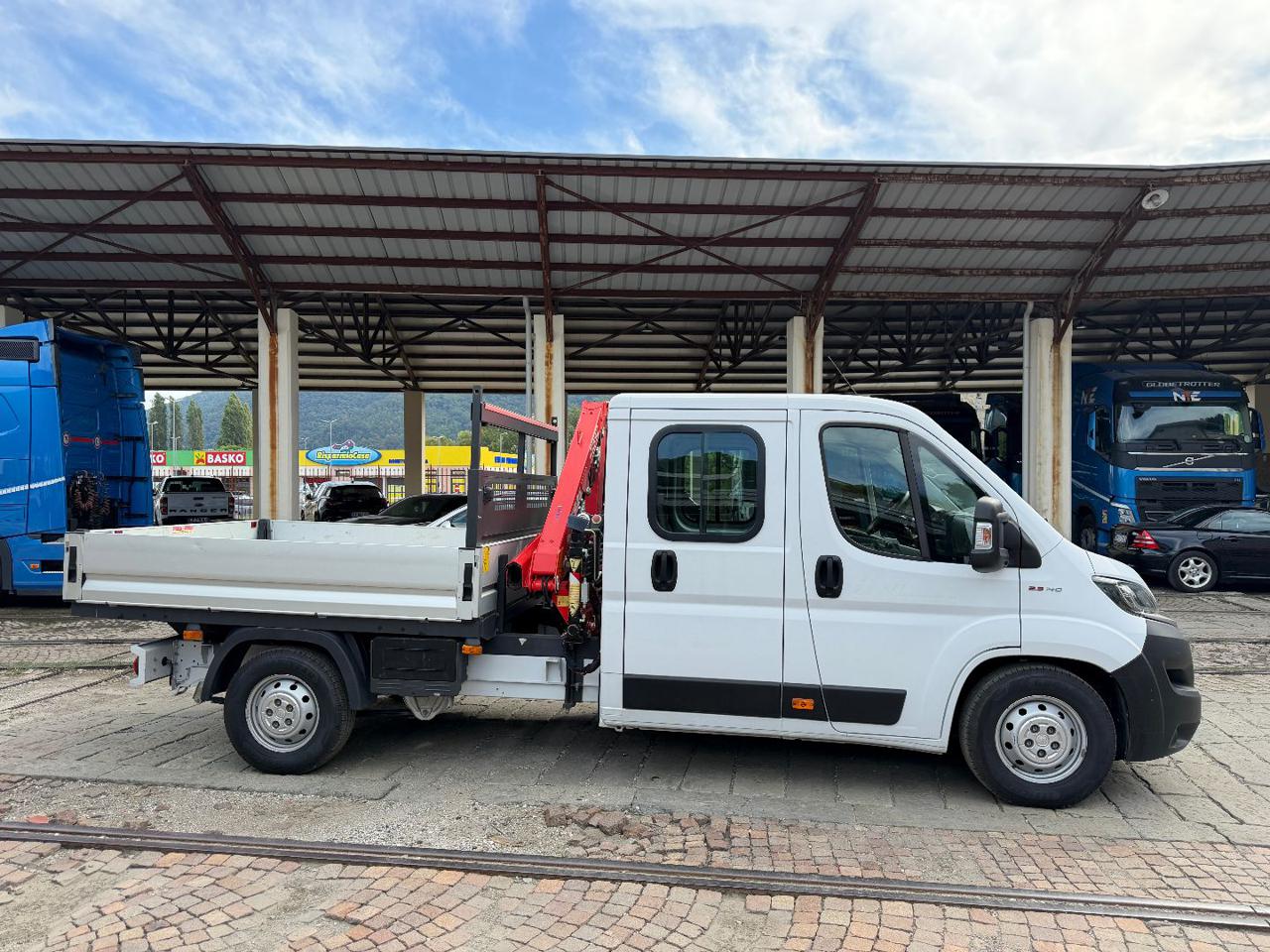 FIAT Ducato 140CV DOPPIA CABINA GRU E CASSONE FISSO - 6