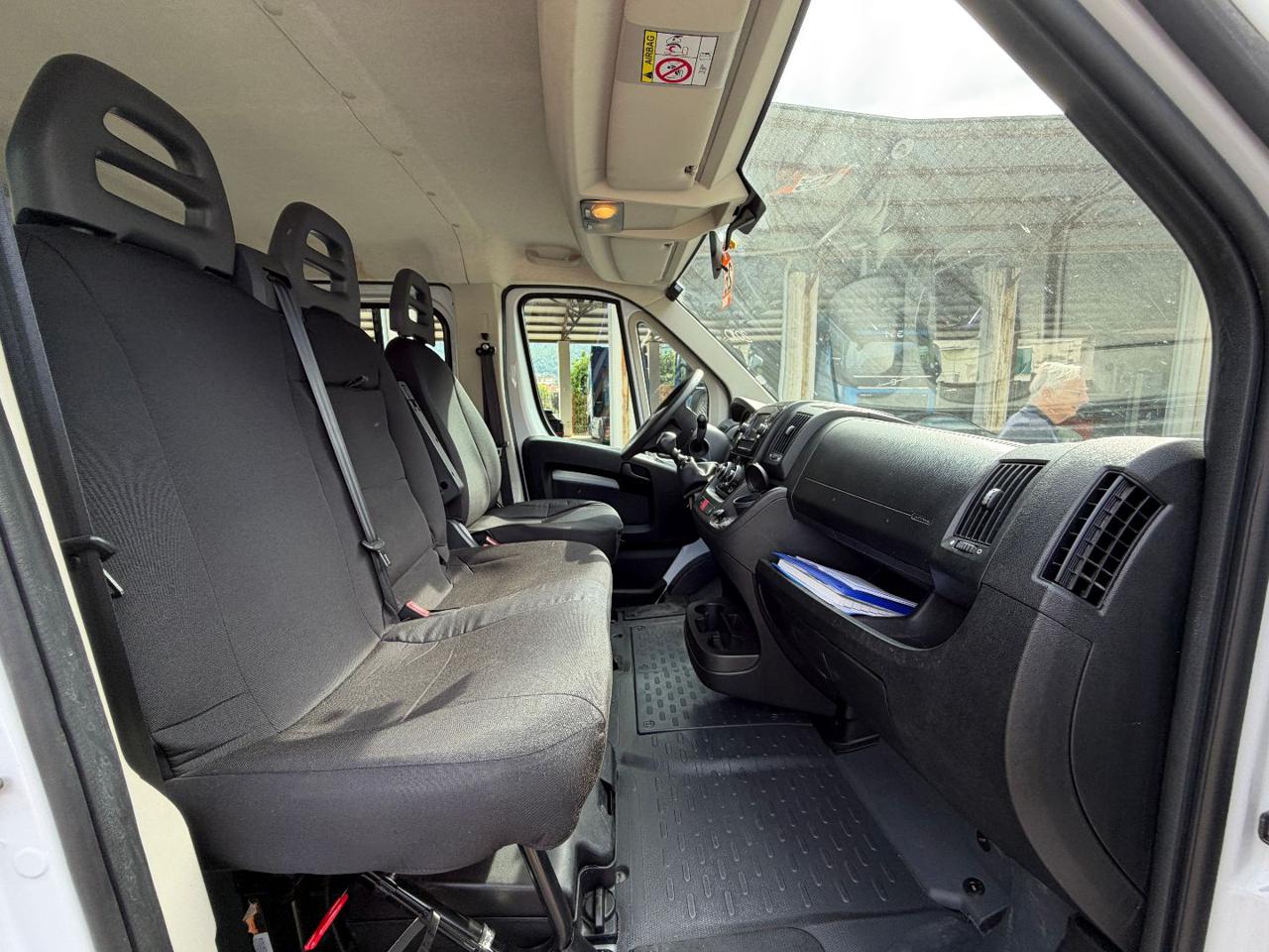 FIAT Ducato 140CV DOPPIA CABINA GRU E CASSONE FISSO - 13