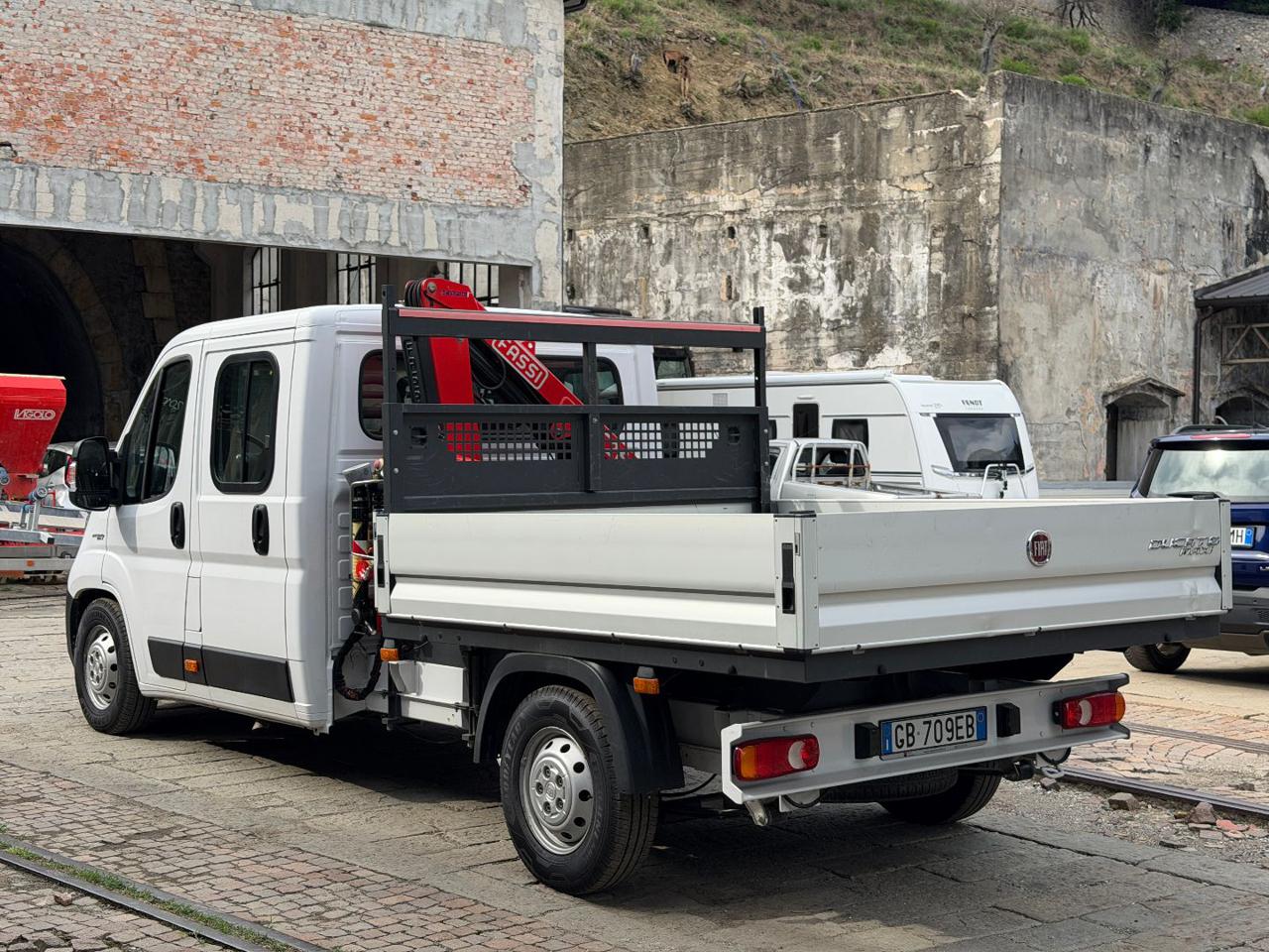 FIAT Ducato 140CV DOPPIA CABINA GRU E CASSONE FISSO - 3