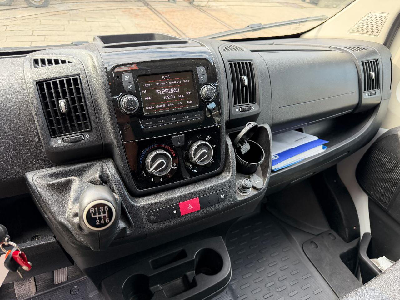FIAT Ducato 140CV DOPPIA CABINA GRU E CASSONE FISSO - 18
