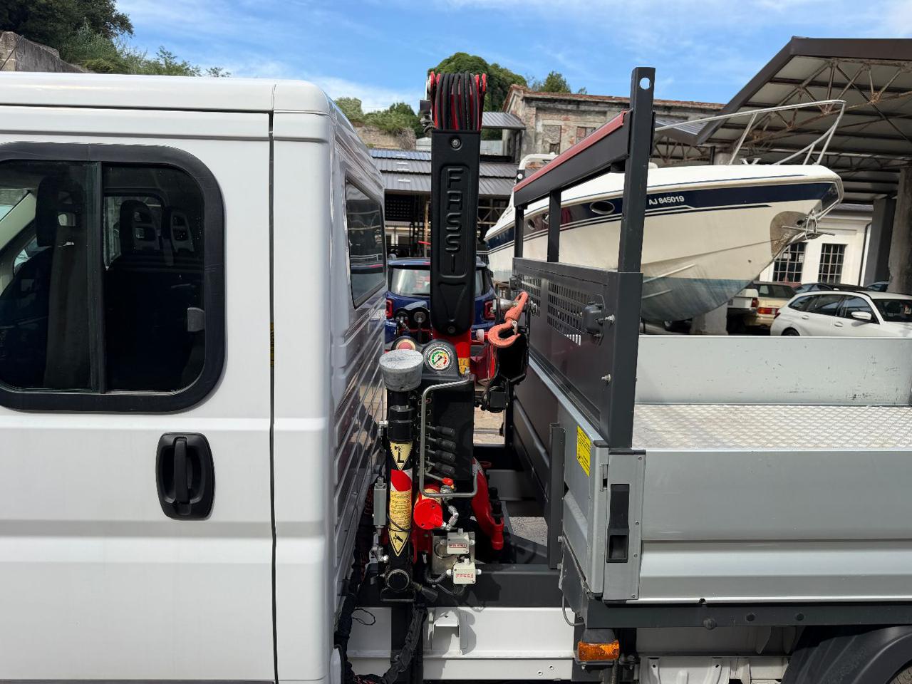FIAT Ducato 140CV DOPPIA CABINA GRU E CASSONE FISSO - 10