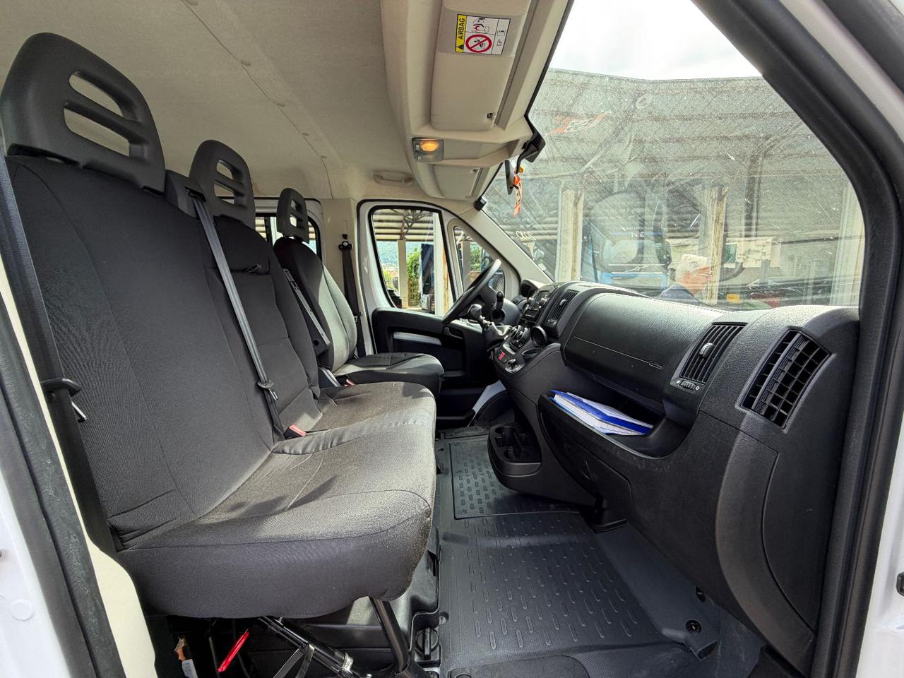 FIAT Ducato 140CV DOPPIA CABINA GRU E CASSONE FISSO - 12