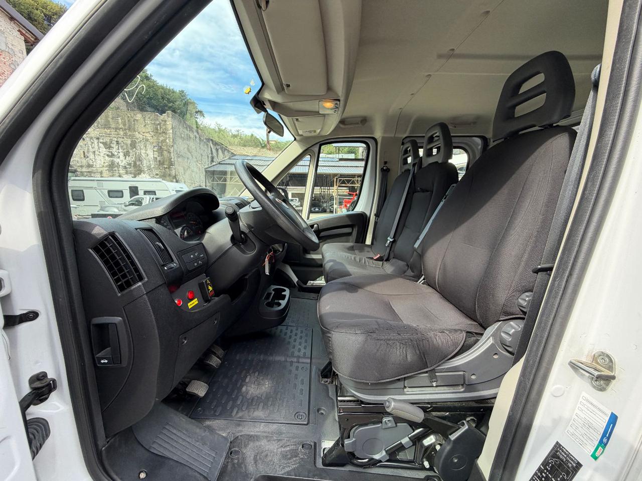 FIAT Ducato 140CV DOPPIA CABINA GRU E CASSONE FISSO - 15