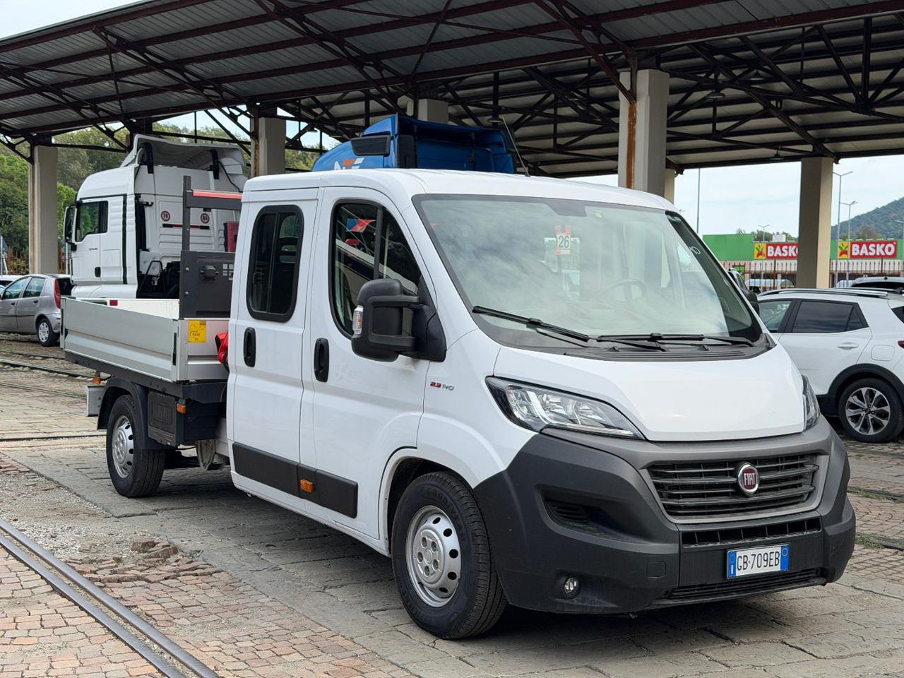 FIAT Ducato 140CV DOPPIA CABINA GRU E CASSONE FISSO - 5