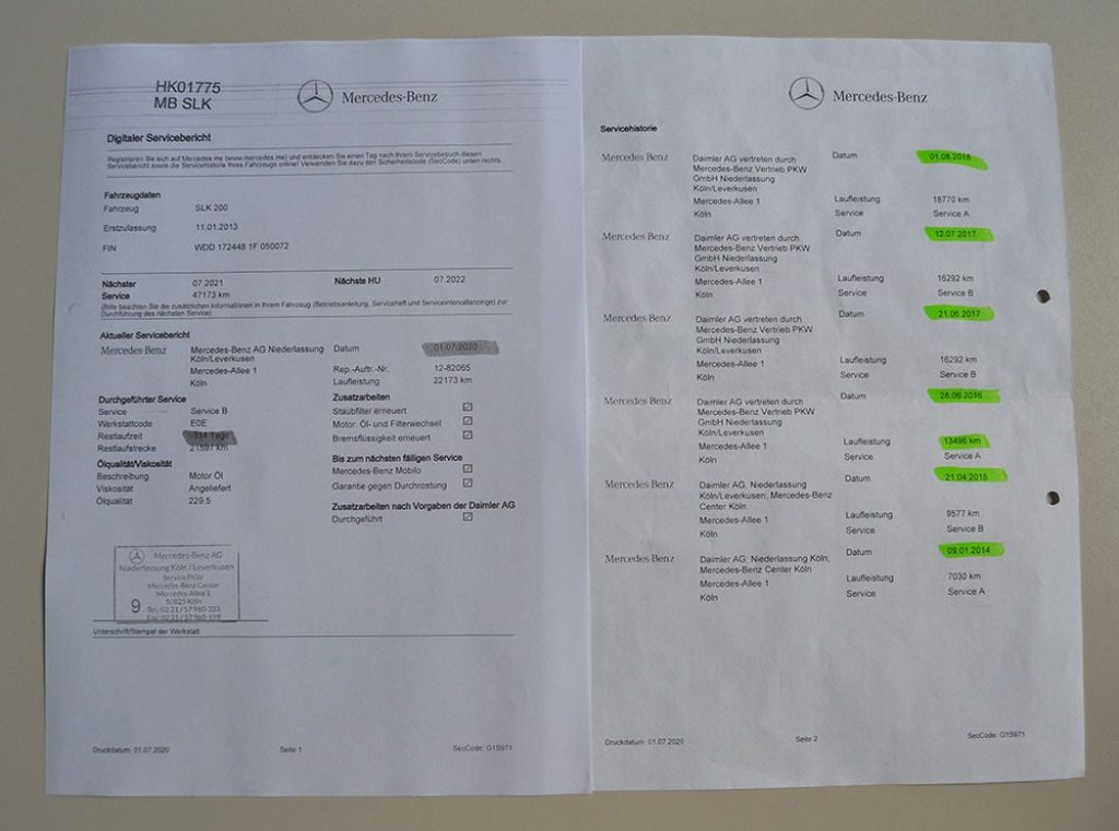 MERCEDES-BENZ SLK 200 Aut. Premium Km 27800-Pelle-Pdc-Tagliandi MB-18 - 11