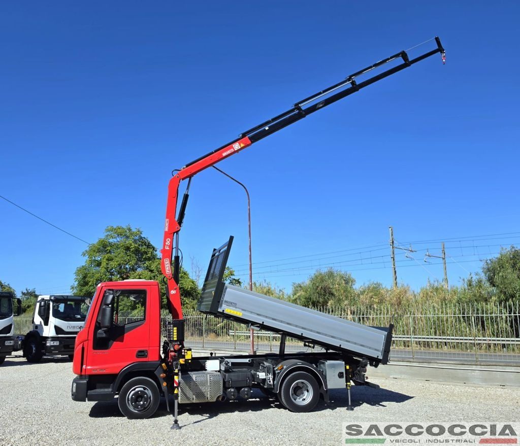 IVECO EUROCARGO 75 80E19 E6 GRU + RIBALTABILE - 3