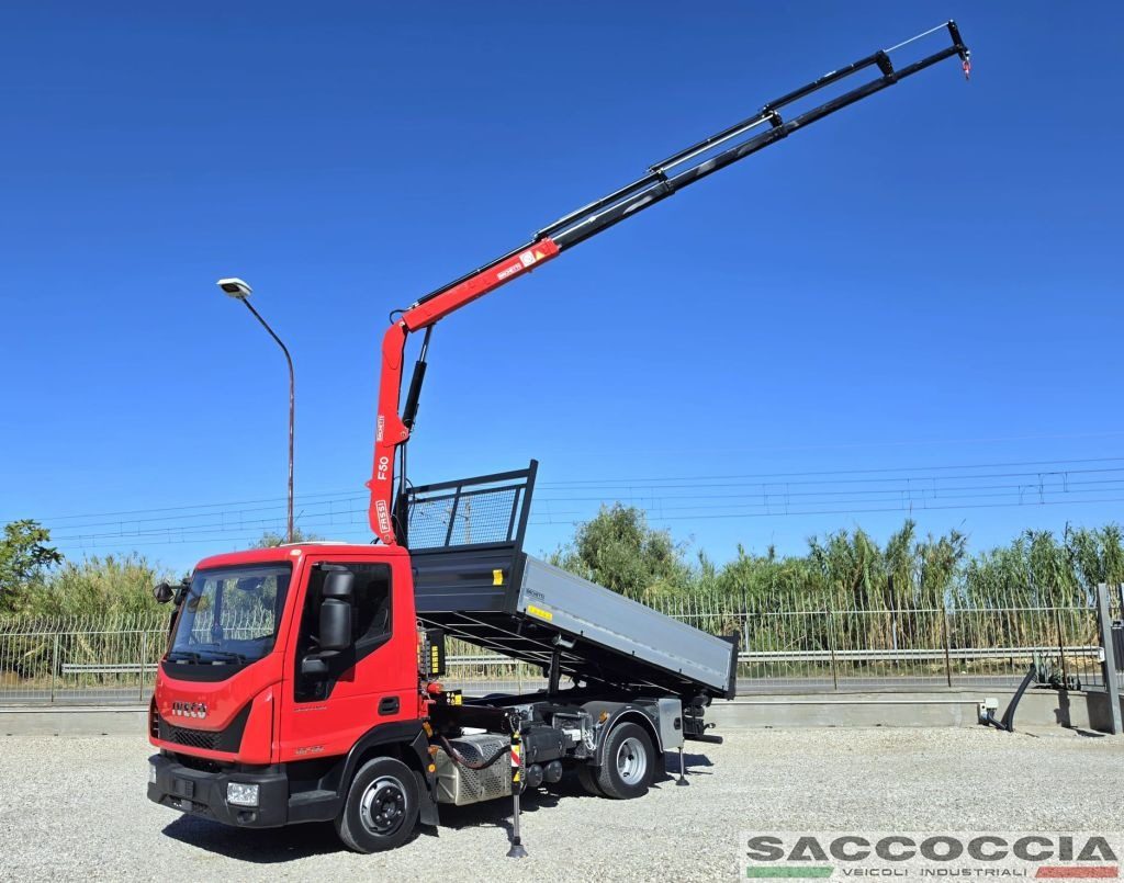 IVECO EUROCARGO 75 80E19 E6 GRU + RIBALTABILE - 4