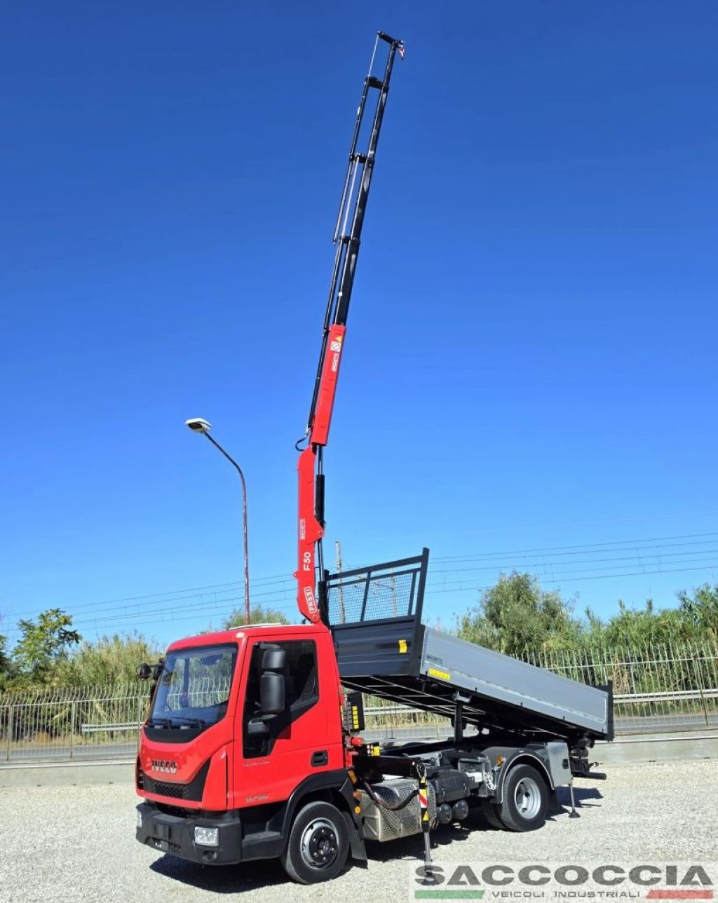 IVECO EUROCARGO 75 80E19 E6 GRU + RIBALTABILE - 21