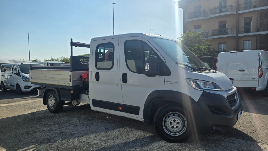 FIAT Ducato MAXI 35 2.3 Mjet 130CV Cabinato GRU Fassi 7posti - 2