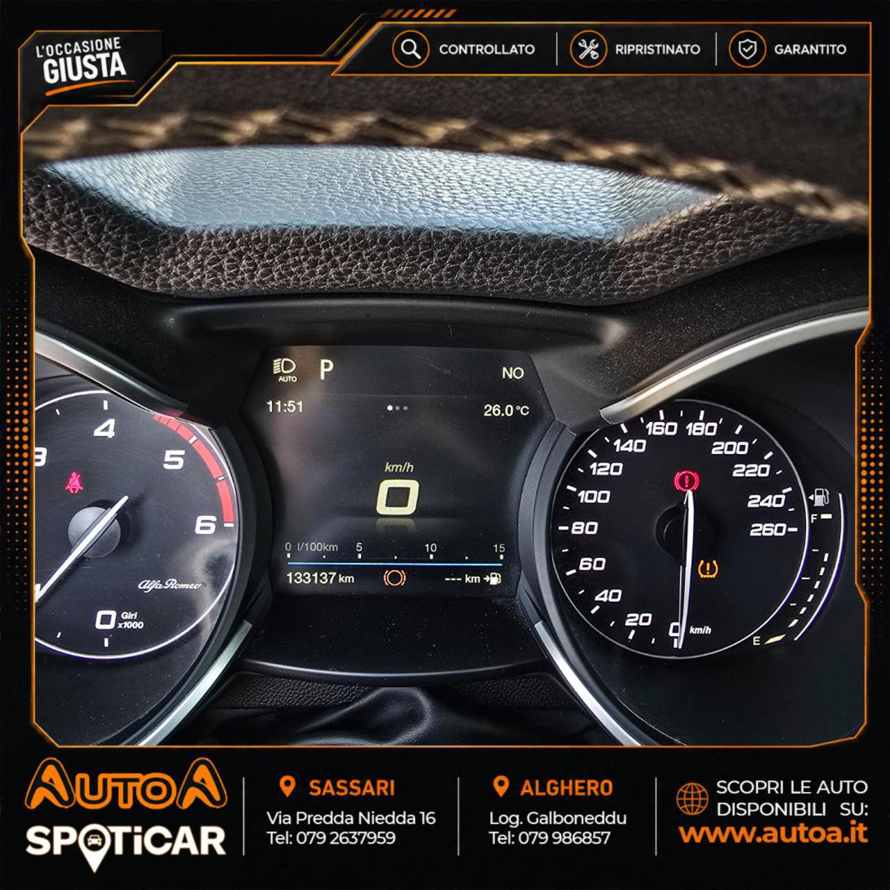 ALFA ROMEO Stelvio 2.2 Turbodiesel 180 CV AT8 RWD Executive - 25