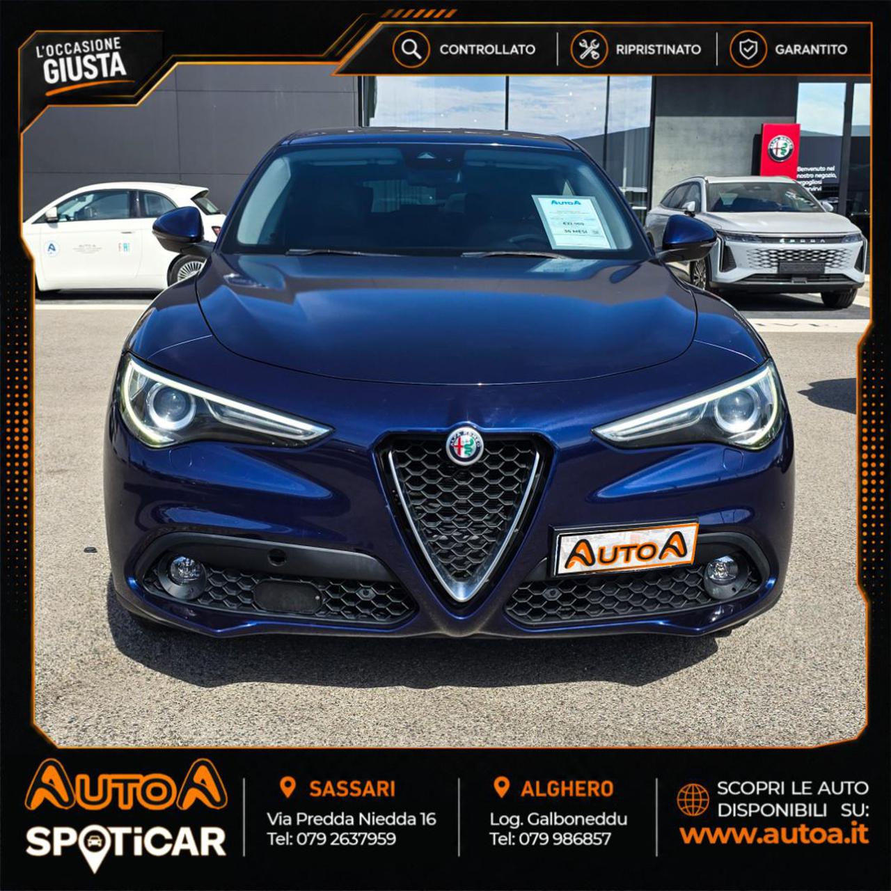 ALFA ROMEO Stelvio 2.2 Turbodiesel 180 CV AT8 RWD Executive - 2