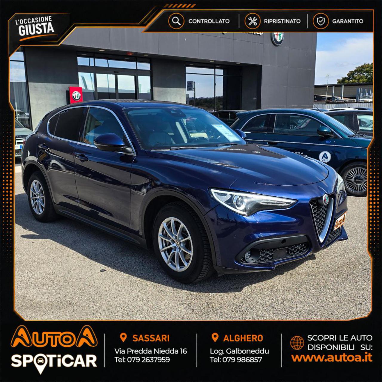 ALFA ROMEO Stelvio 2.2 Turbodiesel 180 CV AT8 RWD Executive - 3