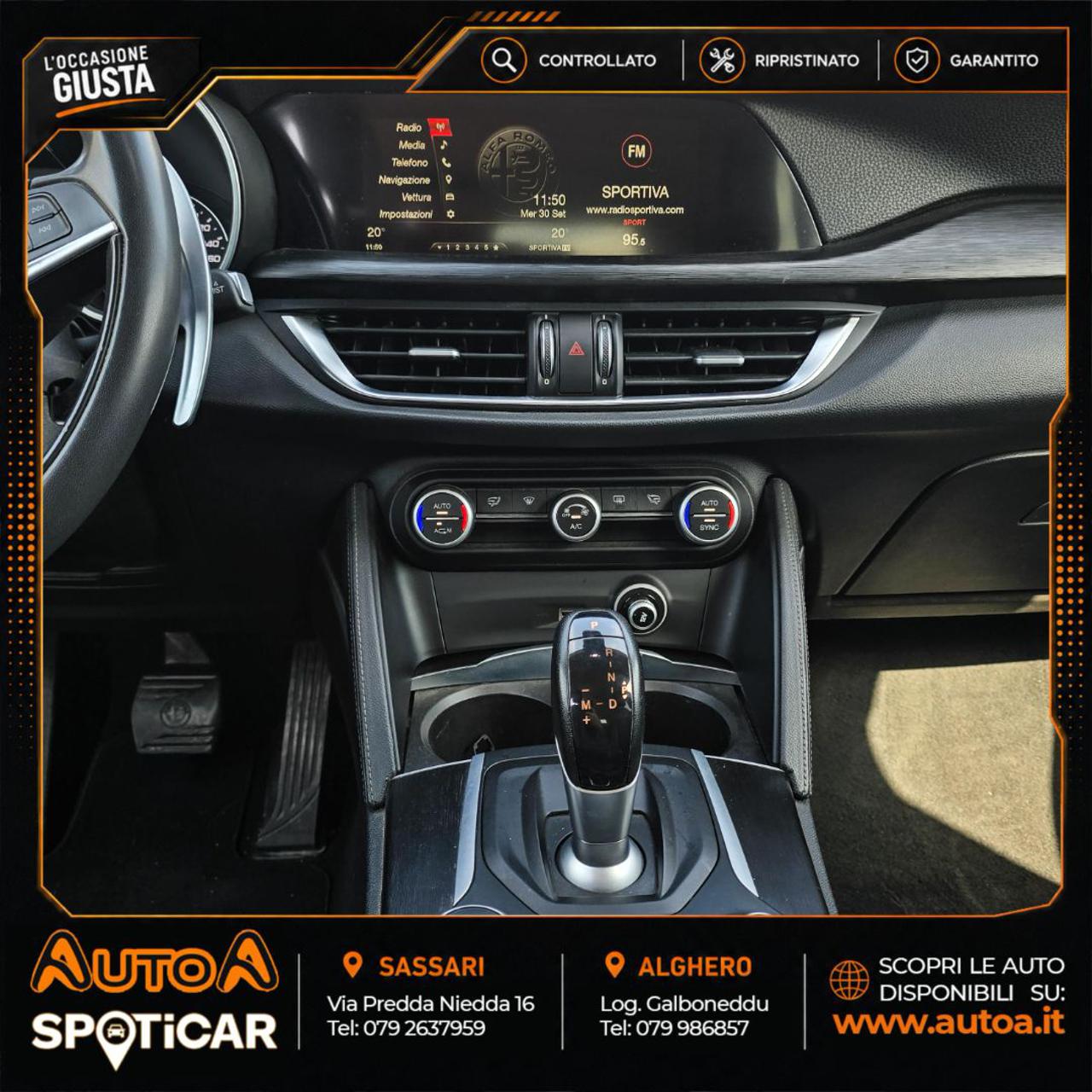 ALFA ROMEO Stelvio 2.2 Turbodiesel 180 CV AT8 RWD Executive - 17