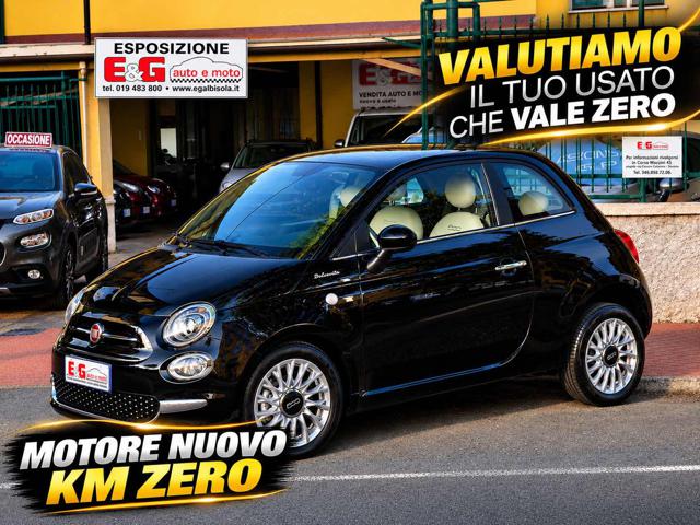 FIAT 500 Nero pastello