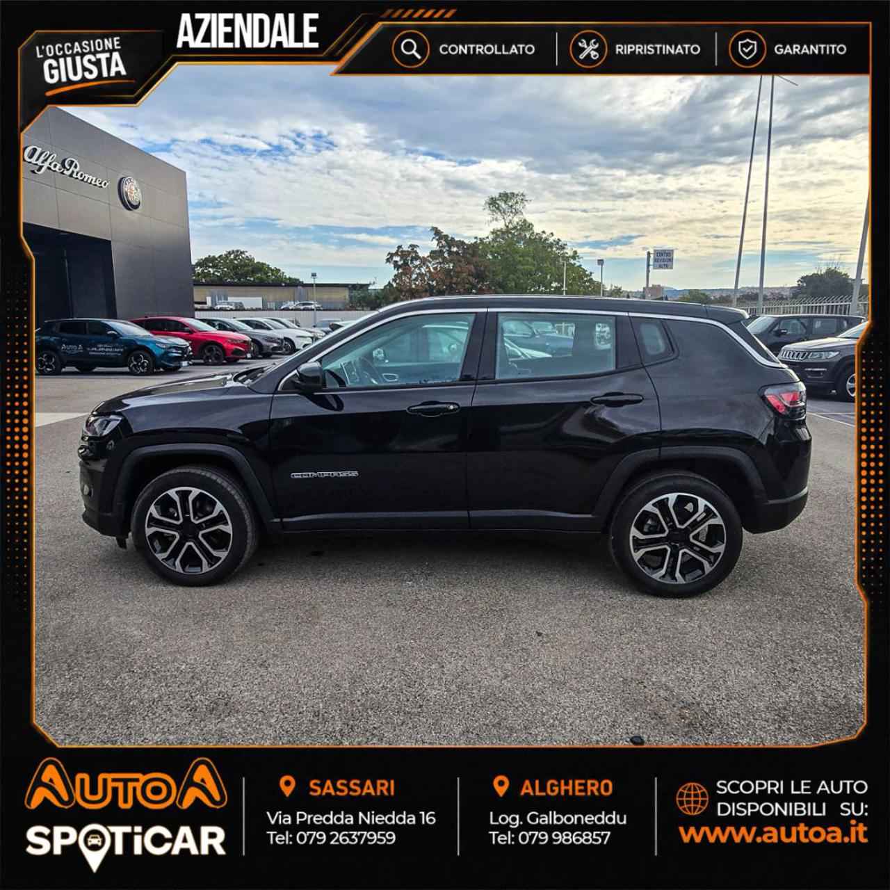 JEEP Compass 1.5 Turbo T4 130 CV MHEV 2WD Altitude - 8