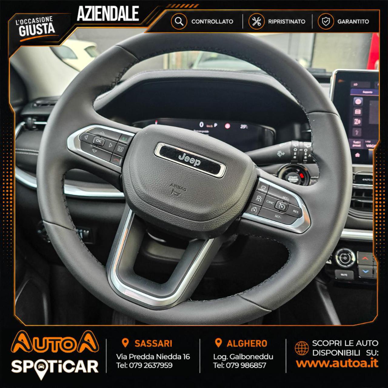 JEEP Compass 1.5 Turbo T4 130 CV MHEV 2WD Altitude - 14