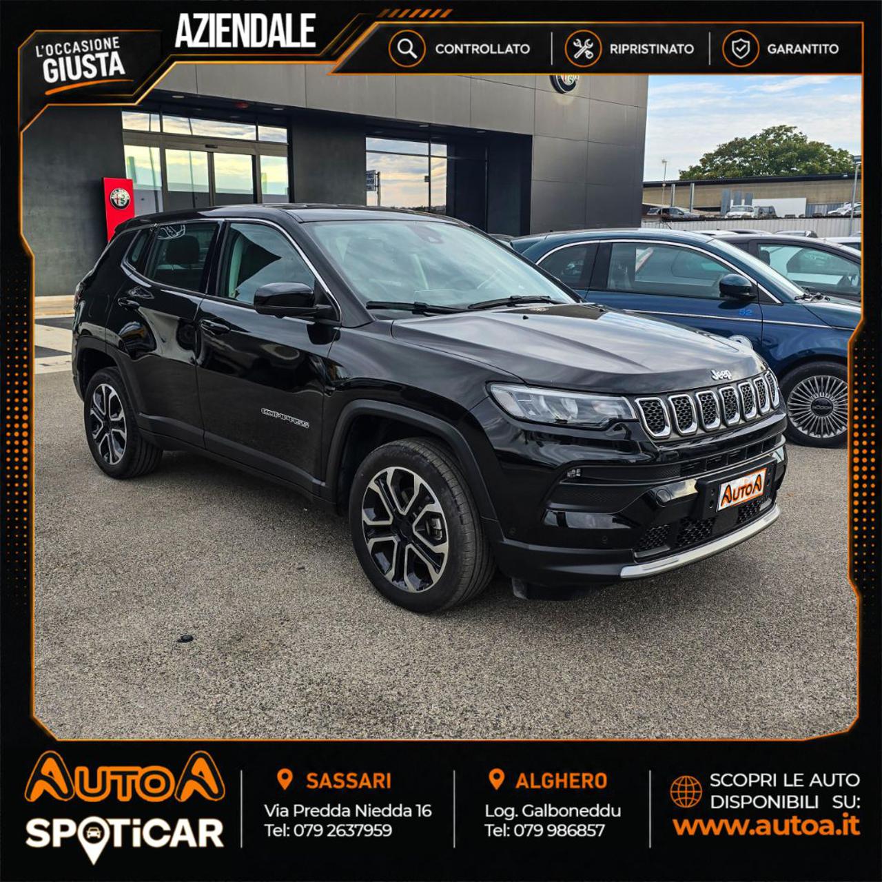 JEEP Compass 1.5 Turbo T4 130 CV MHEV 2WD Altitude - 3
