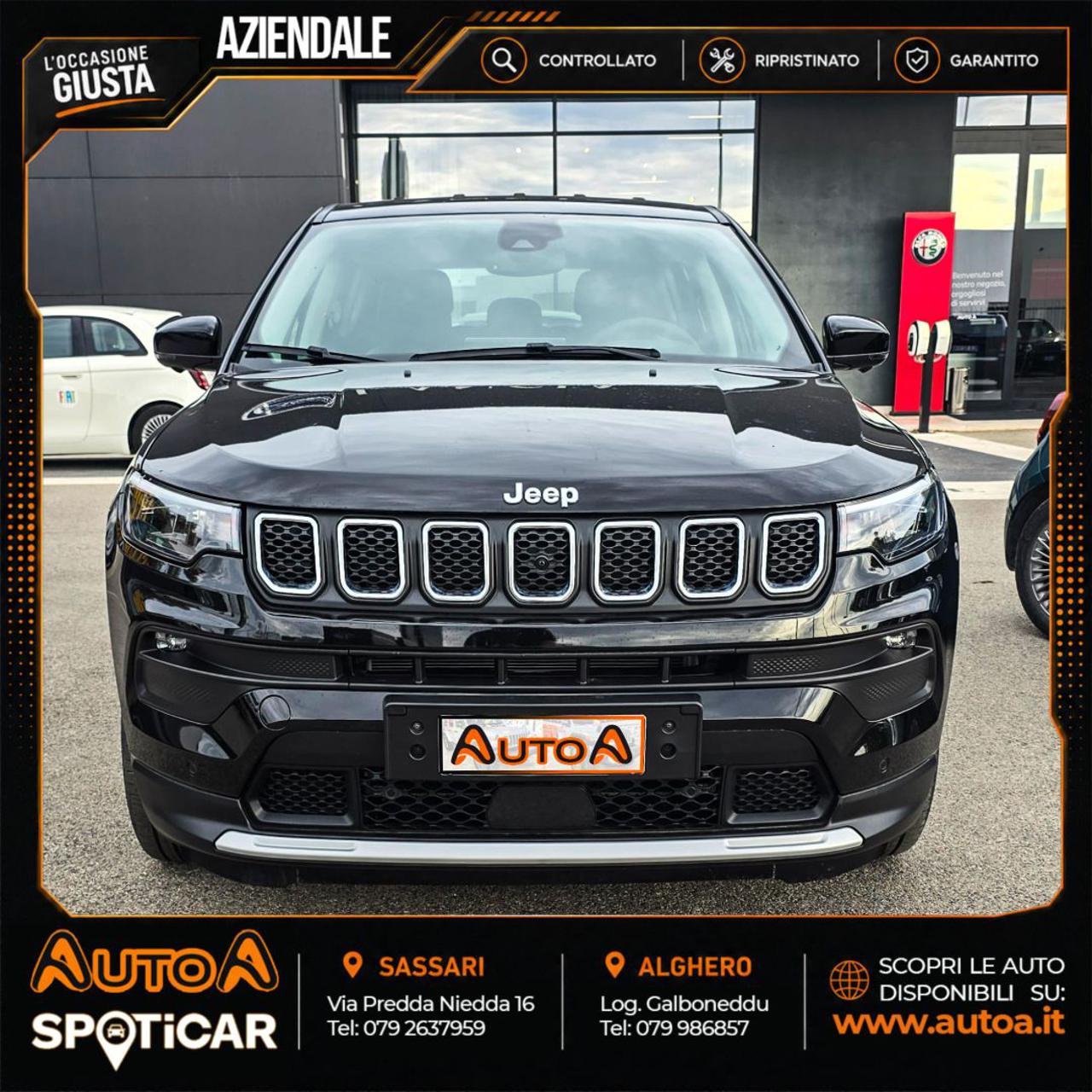 JEEP Compass 1.5 Turbo T4 130 CV MHEV 2WD Altitude - 2