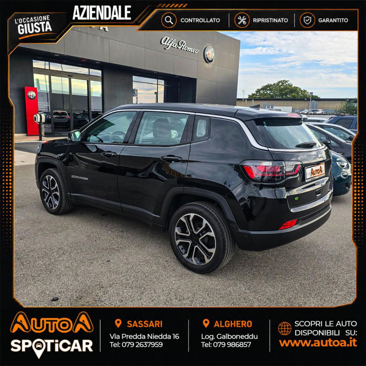 JEEP Compass 1.5 Turbo T4 130 CV MHEV 2WD Altitude - 7