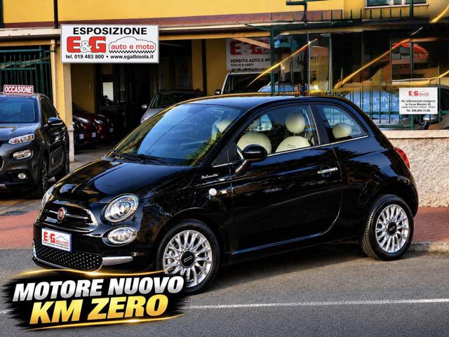 FIAT 500 Nero pastello