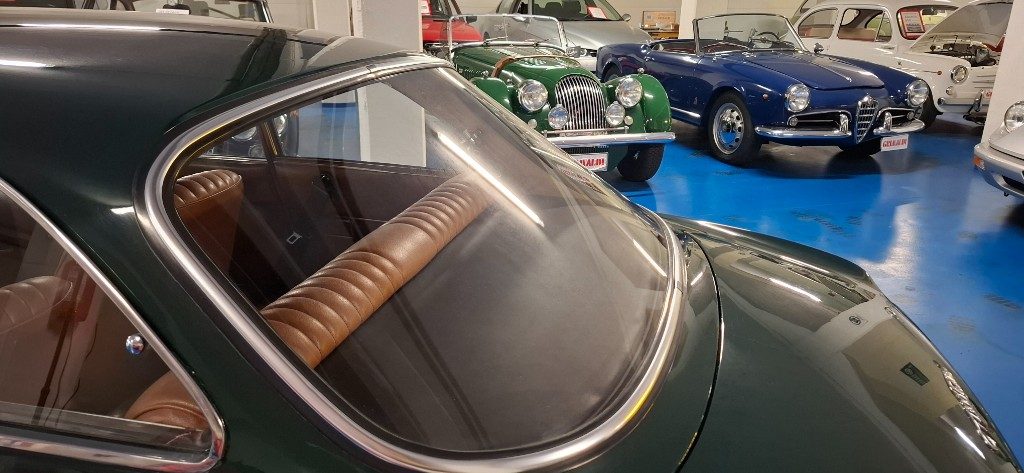 ALFA ROMEO GT SCALINO VERDE PINO con INTERNI CUOIO - 26