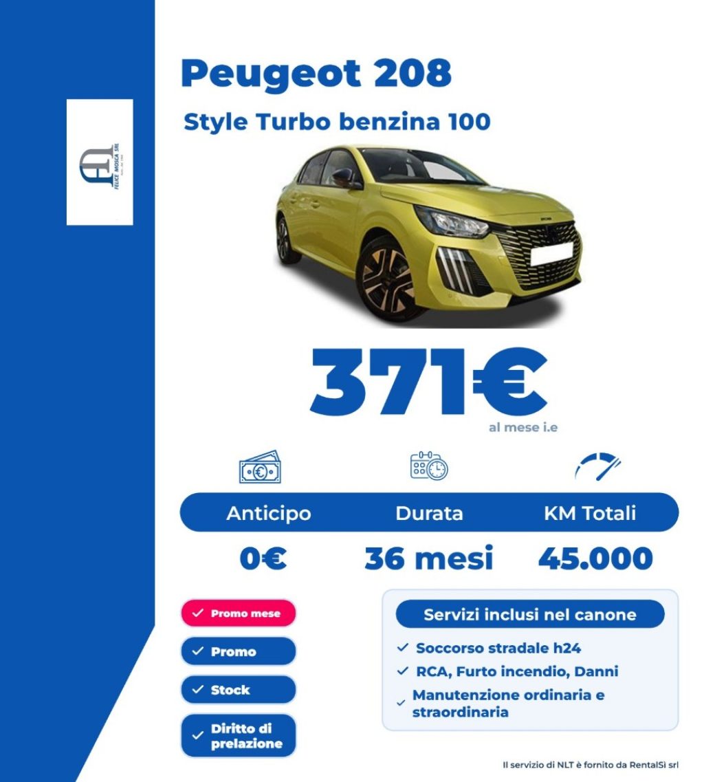 PEUGEOT 208 Style Turbo benzina 100 - 1
