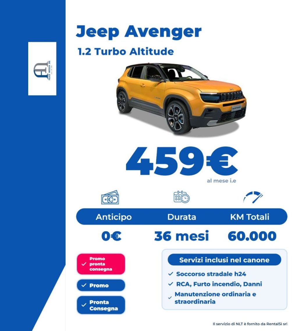 JEEP Avenger 1.2 Turbo 100 CV Altitude - 3