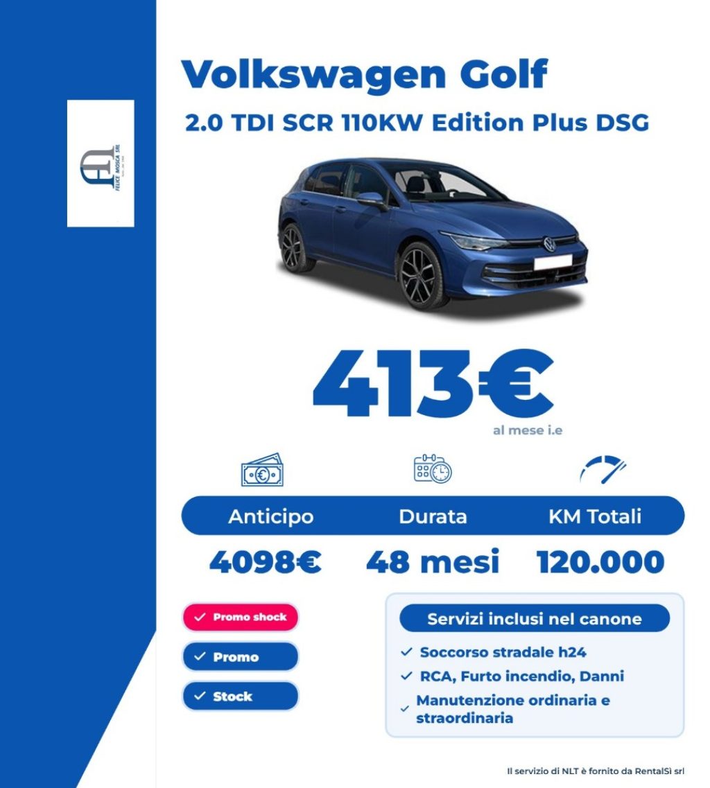 VOLKSWAGEN Golf 2.0 TDI 150 CV DSG SCR Editon Plus - 3