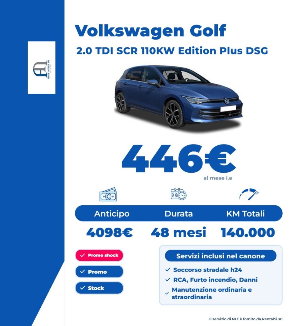 VOLKSWAGEN Golf 2.0 TDI 150 CV DSG SCR Editon Plus - 4