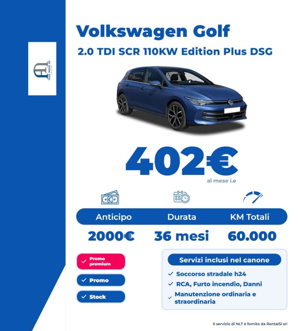 VOLKSWAGEN Golf 2.0 TDI 150 CV DSG SCR Editon Plus - 5