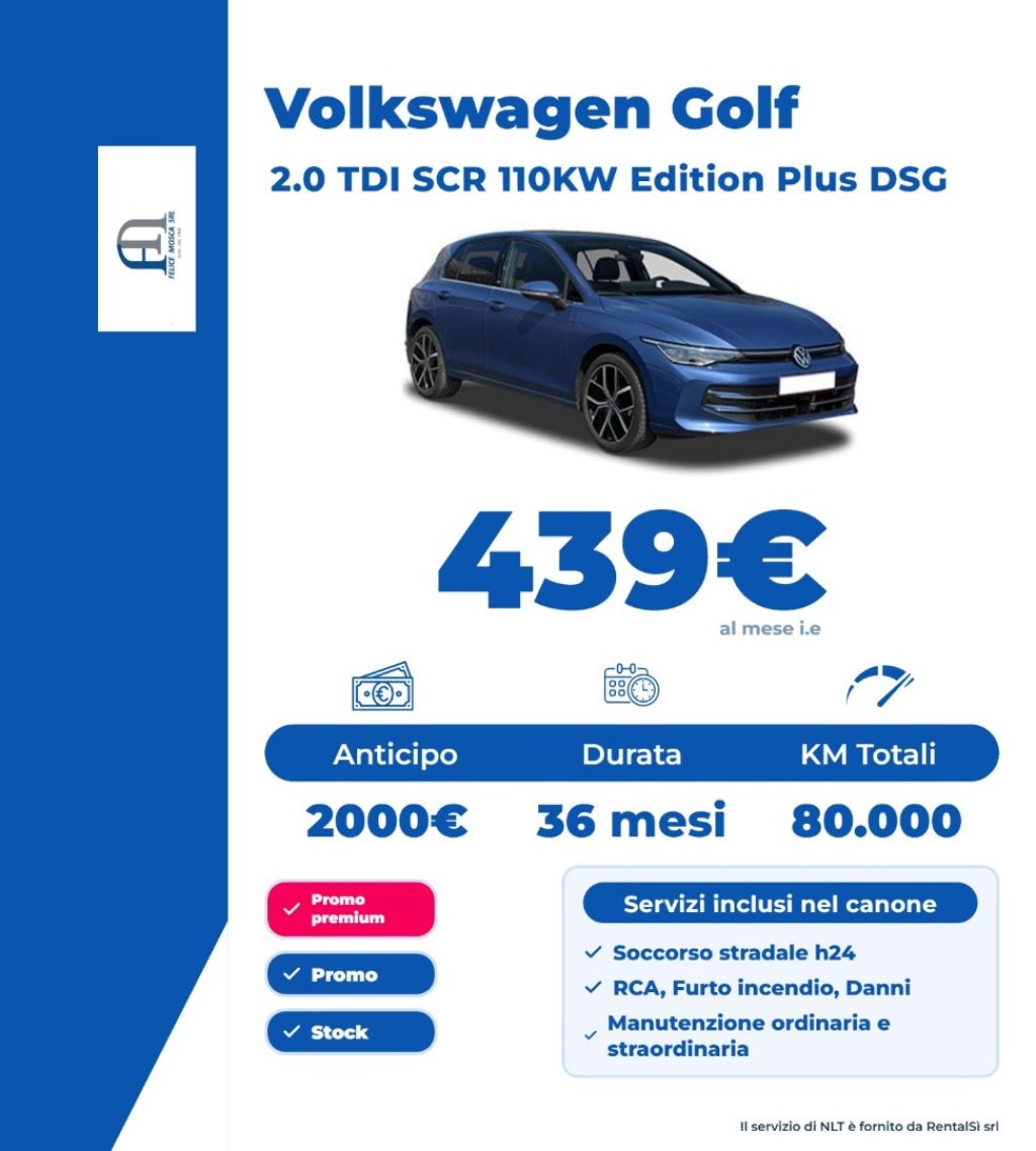 VOLKSWAGEN Golf 2.0 TDI 150 CV DSG SCR Editon Plus - 6