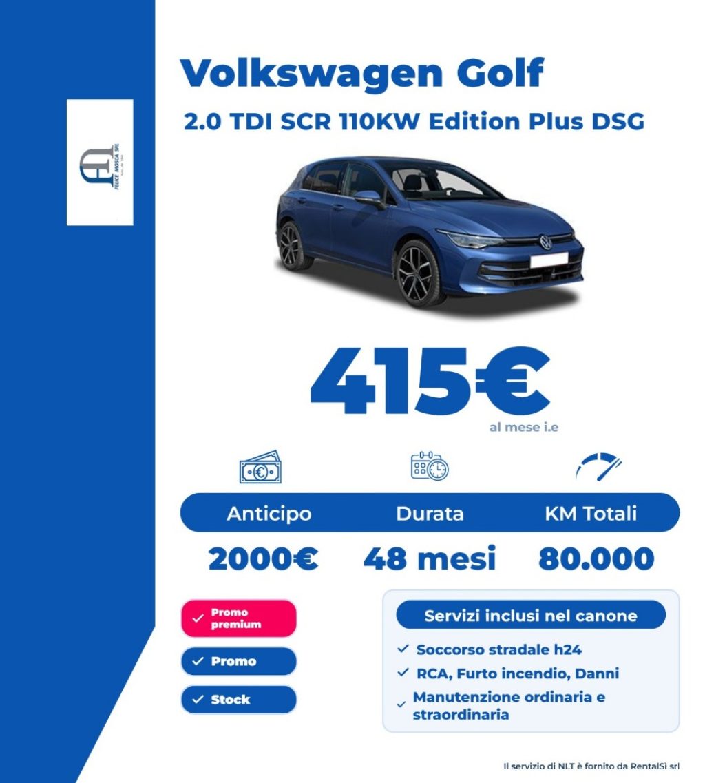 VOLKSWAGEN Golf 2.0 TDI 150 CV DSG SCR Editon Plus - 3