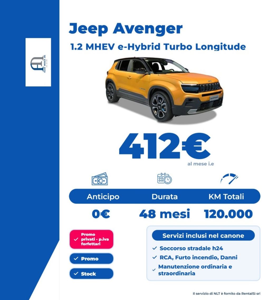 JEEP Avenger 1.2 Turbo 110 CV MHEV Longitude - 5
