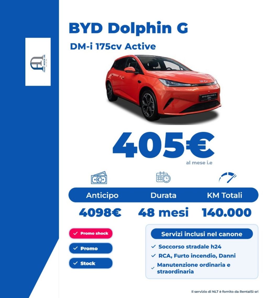 BYD DOLPHIN G DM-i 1.5 phev Active 175cv - 4