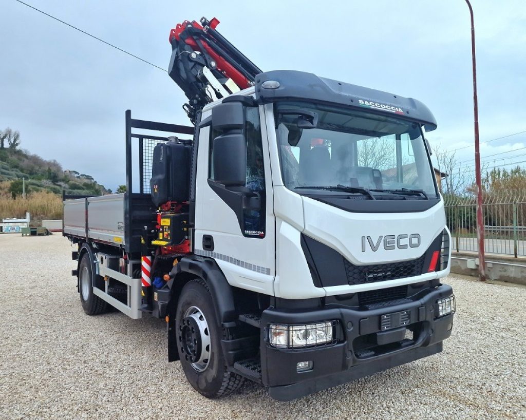IVECO EUROCARGO 180E32 K NUOVO GRU da 23 m + RIBALTABILE - 4
