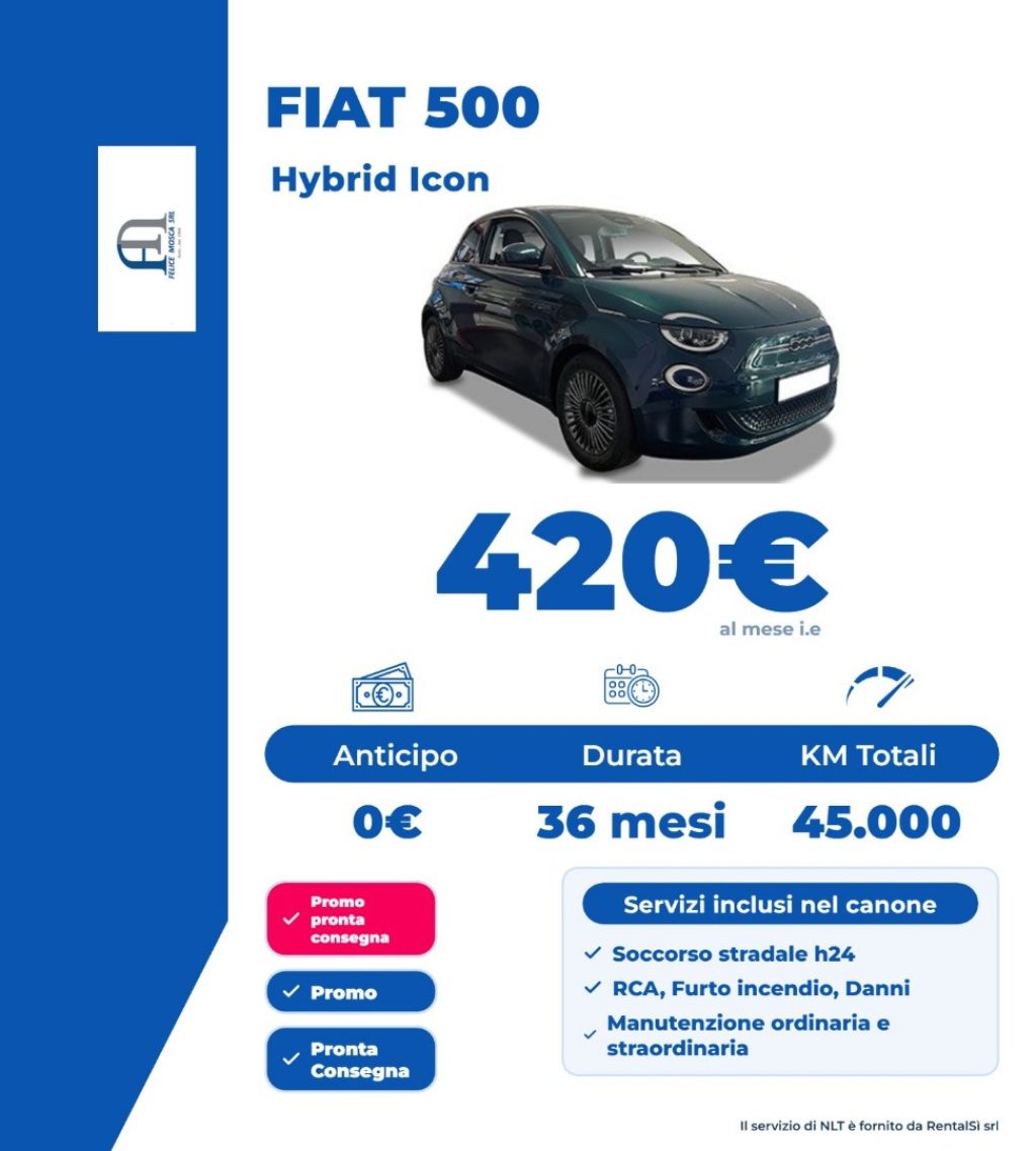 FIAT 500 Berlina Hybrid Icon - 2