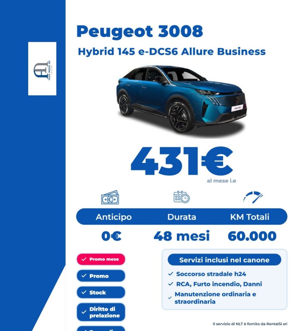PEUGEOT 3008 Hybrid 145 e-DCS6 Allure Business - 2