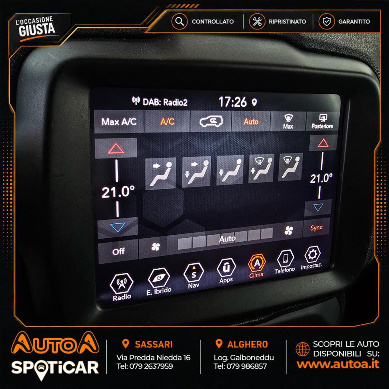 JEEP Renegade 1.3 T4 190CV PHEV 4xe AT6 Limited - 34