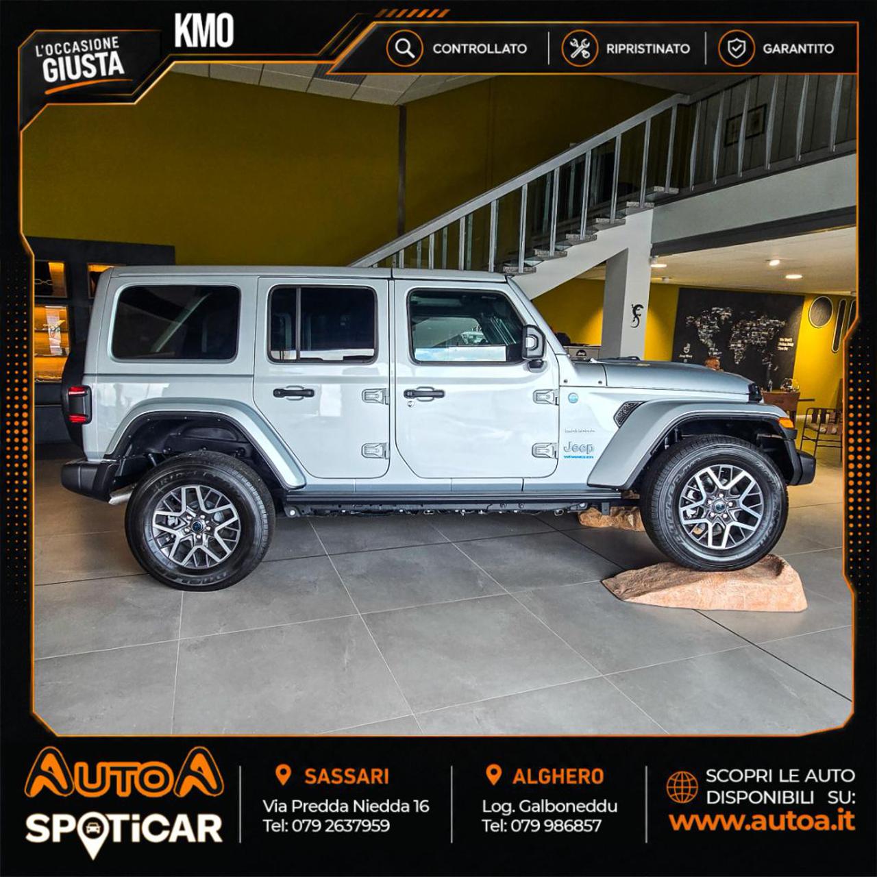 JEEP Wrangler Unlimited 2.0 PHEV ATX 4xe Sahara - 4