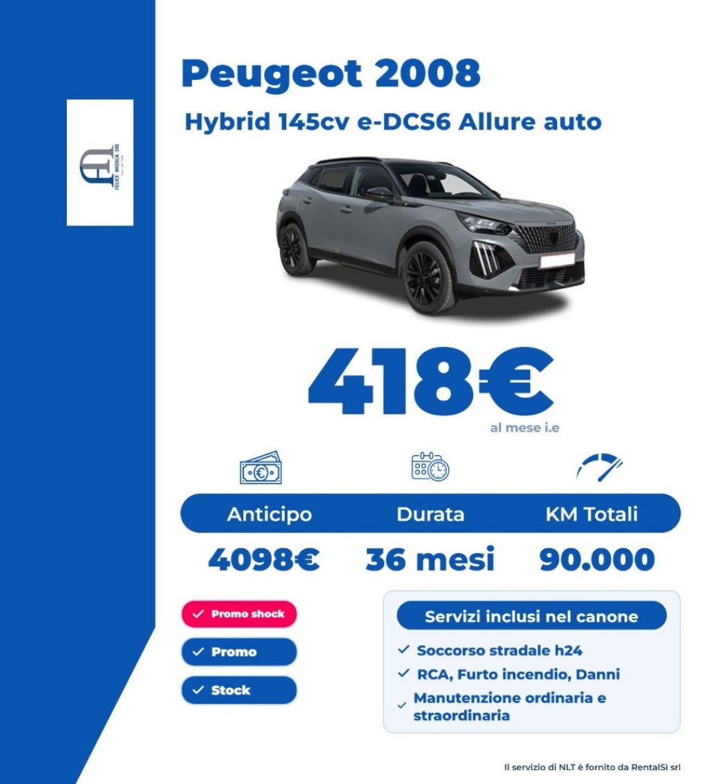 PEUGEOT 2008 Hybrid 110 e-DCS6 Allure - 1